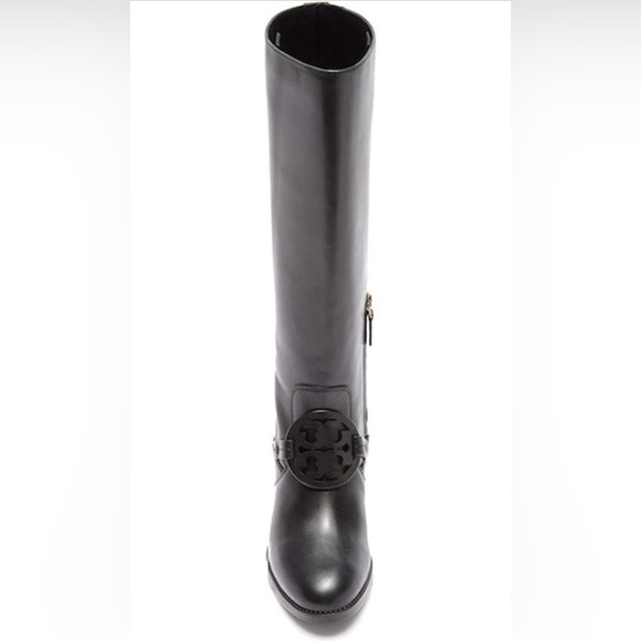 Women's Black Riding Boots - Picture 6 of 8